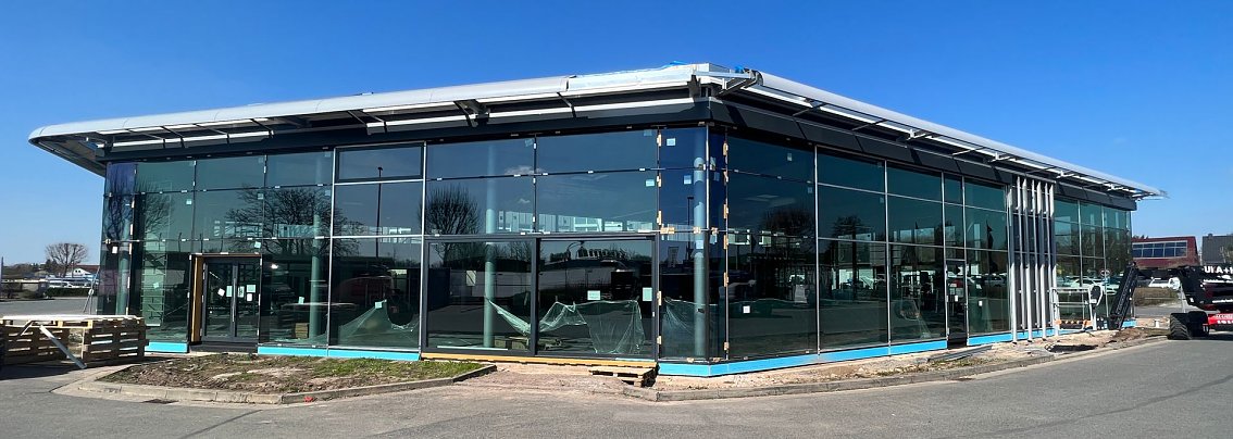 Baustellen-Update vom Mercedes-Benz Center aus Nordhausen