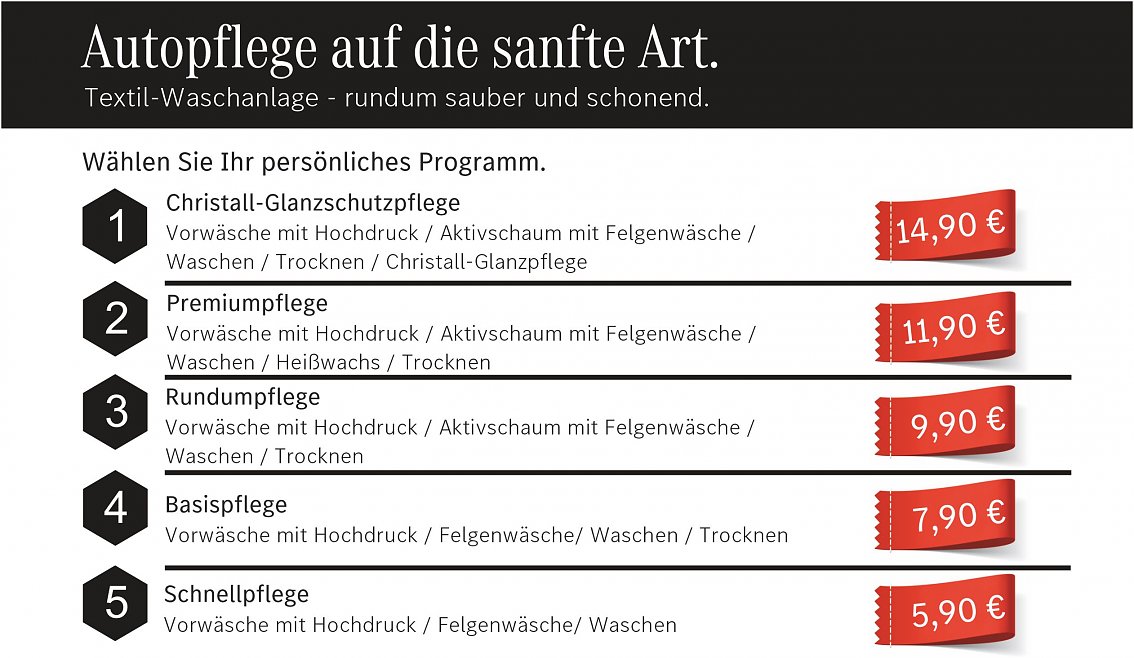 Textil-Waschanlage Angebot