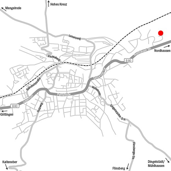 Anfahrt Karosserie- & Lackierzentrum Heiligenstadt