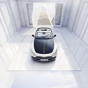 Der neue Mercedes-Maybach SL 680 Monogram Series in verschiedenen Perspektiven sowohl im Red Ambiance, als auch im White Ambiance