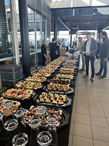 Man sieht das Fr&uuml;hst&uuml;cksbuffet.