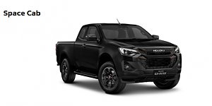 Schwarzer ISUZU Pick Up